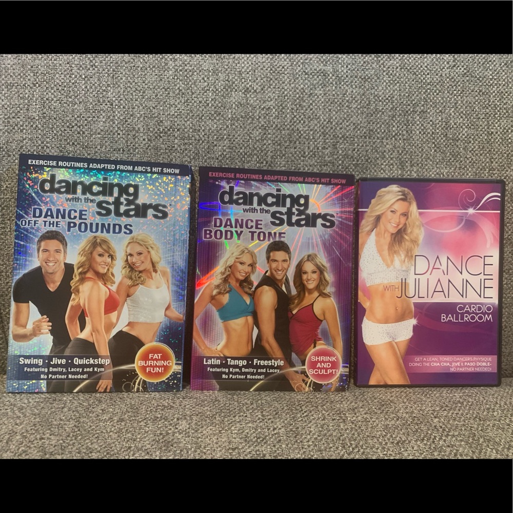 Dancing Workout DVD’s (3 DVD’s)